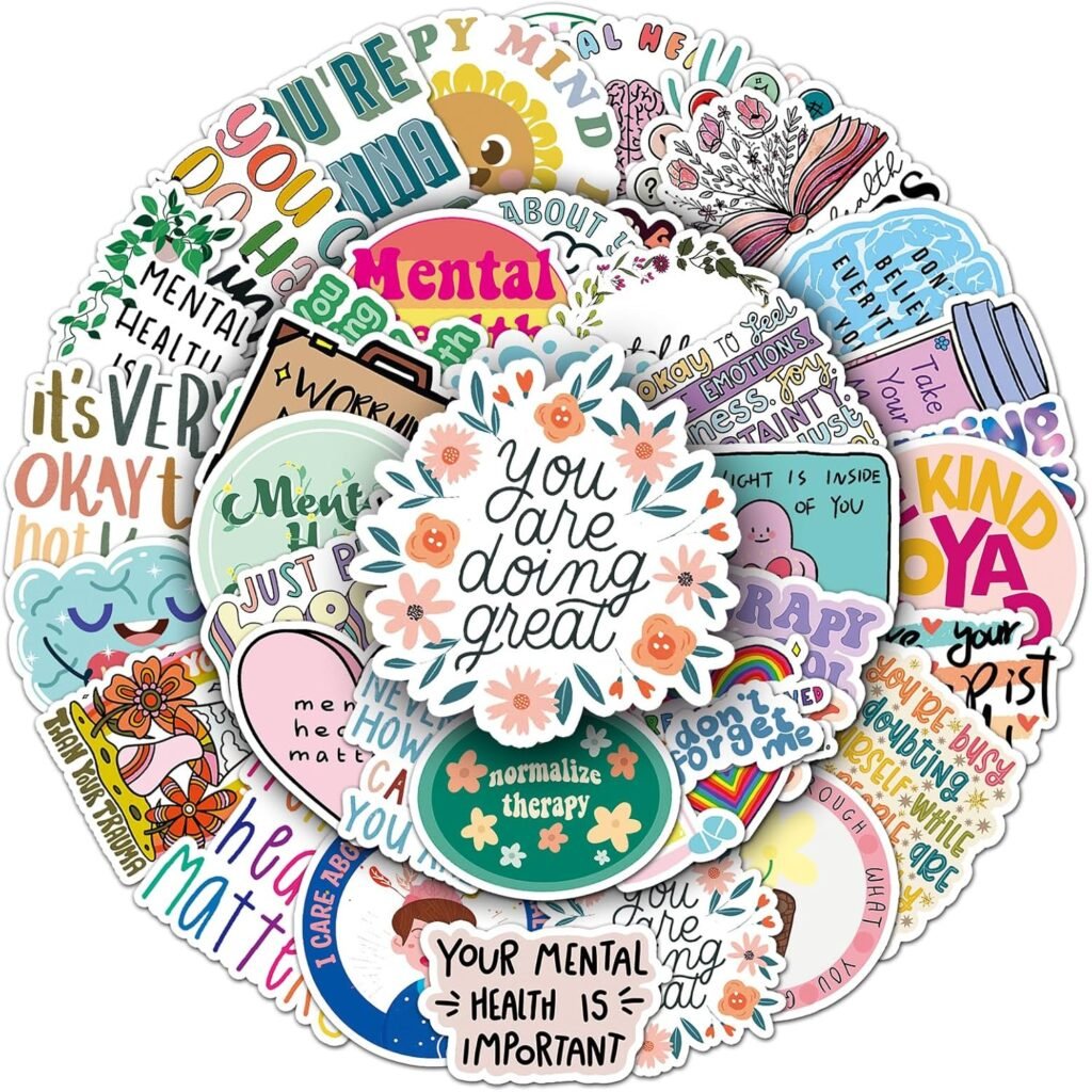 Boost Your Spirit: 100 Positive Mental Health Stickers You Need!