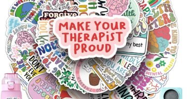 Boost Your Vibe: 100 Inspiring Mental Health Stickers for Everyone!