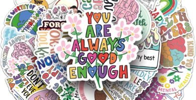 Brighten Your Vibe: 100PCS Mental Health Awareness Stickers Review!