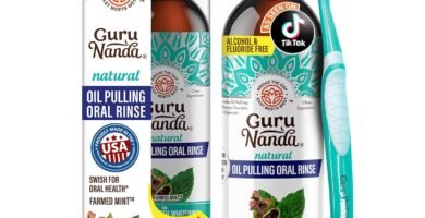 GuruNanda CocoMint Oil Pulling Mouthwash: Your Go-To for Fresh Breath and Healthy Gums!