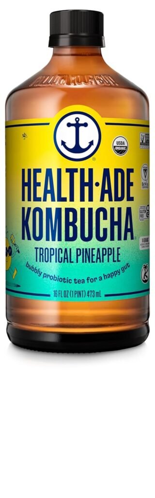 Refresh Your Wellness: A Review of Health Ade's Tropical Pineapple Kombucha