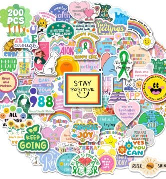 Spread Positivity: 200PCS Mental Health Matters Stickers for All Ages